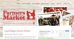 Desktop Screenshot of capitalregionfarmersmarket.com.au